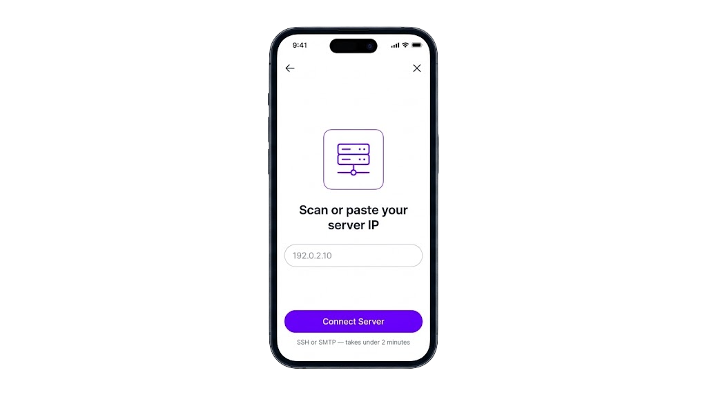 Connect your sending IP product screen